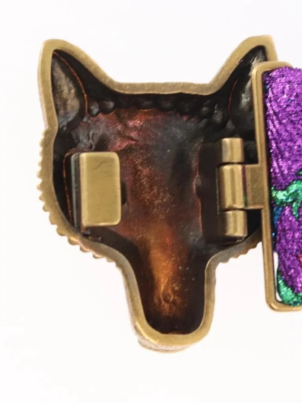 GUCCI Fox Crystal Belt Sequin 29.1